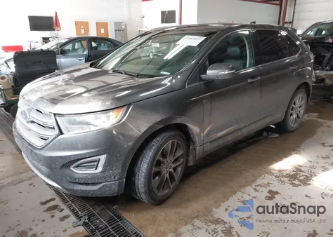 2015 Ford Edge Titanium из США, поврежденный, VIN 2FMPK4K97FBB74856